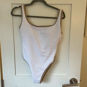 Lain Snow White One Piece Swim Suit